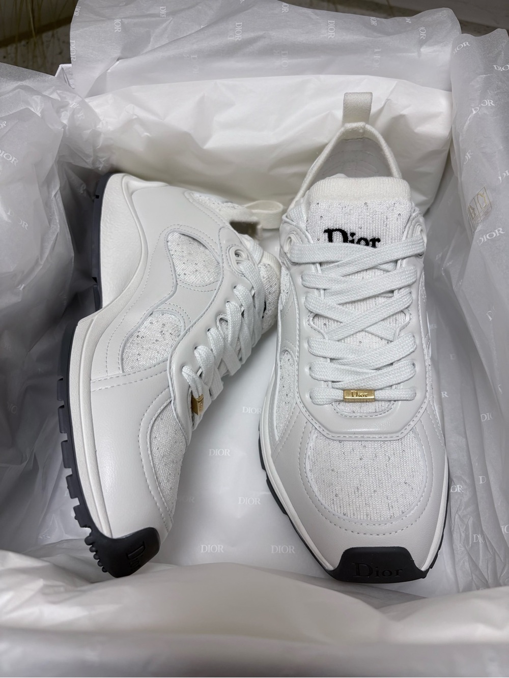 Dior mile off white White and Black Women's Sneakers